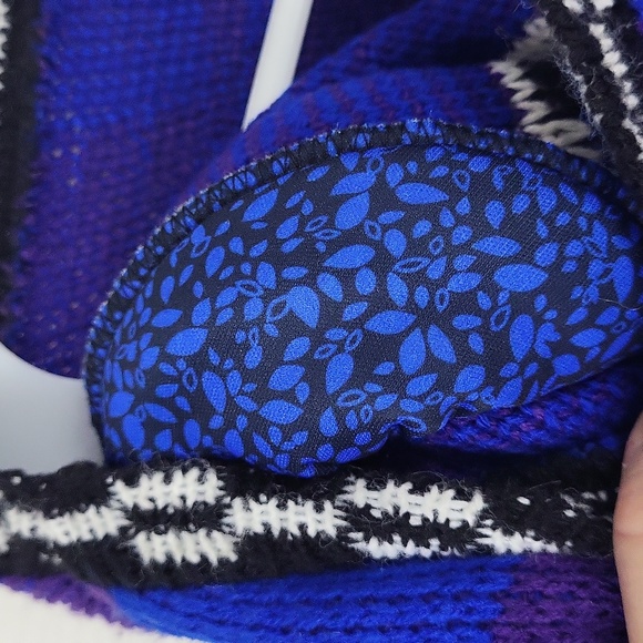 Vtg 80s 90s Colorblock Checkered Colorful Pullover Sweater Size 3X - Picture 6 of 7